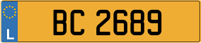 Truck License Plate